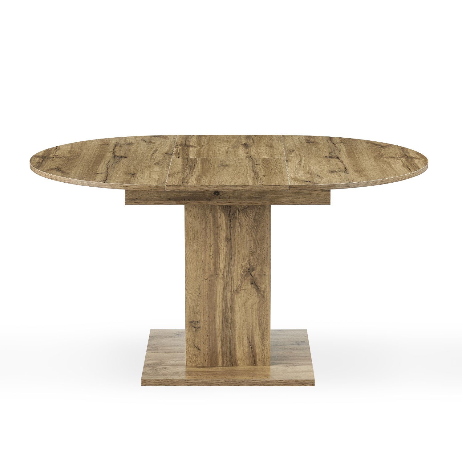 B-Ware Esstisch WIM, rund, 100-140x100cm Eiche-Natur | praktisch & modern | B&D home