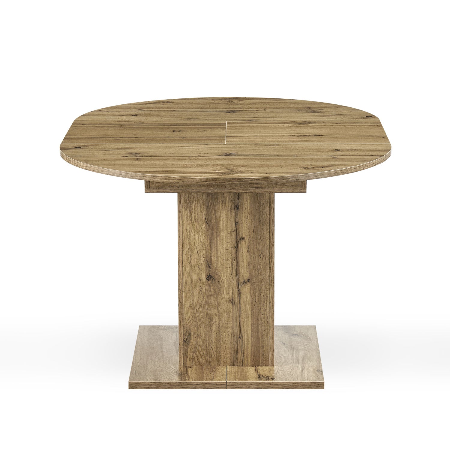 B-Ware Esstisch WIM, rund, 100-140x100cm Eiche-Natur | praktisch & modern | B&D home