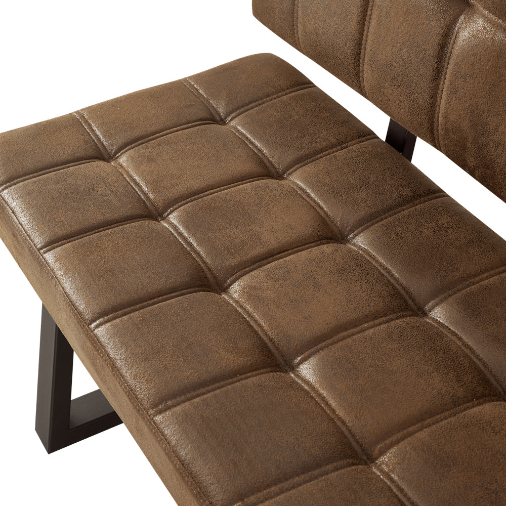 Sitzbank SIGFRID – Esszimmerbank mit Rückenlehne & Metallgestell | B&D home