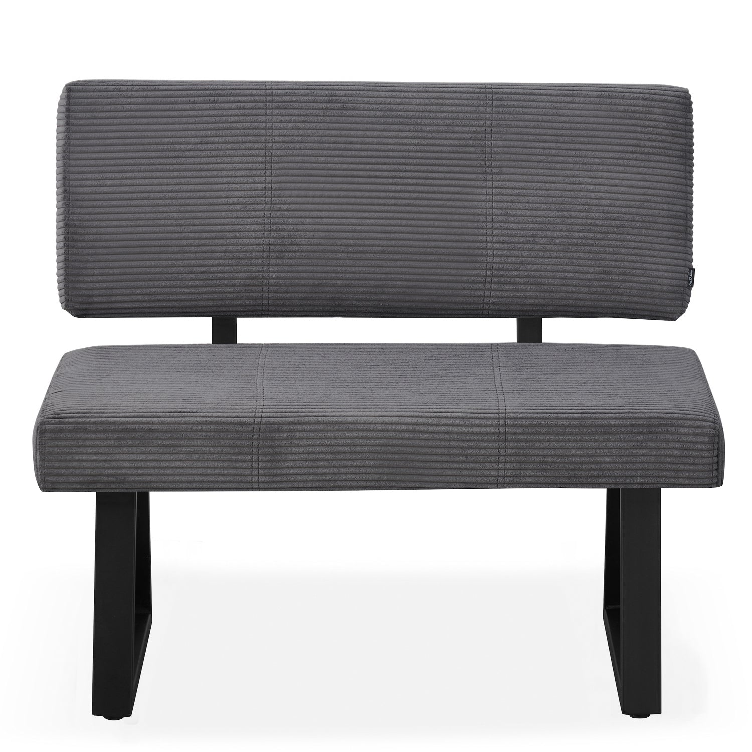 Sitzbank SIGFRID – Esszimmerbank mit Rückenlehne & Metallgestell | B&D home