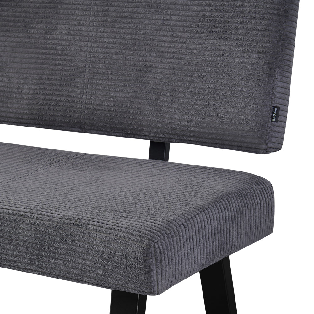 Sitzbank SIGFRID – Esszimmerbank mit Rückenlehne & Metallgestell | B&D home