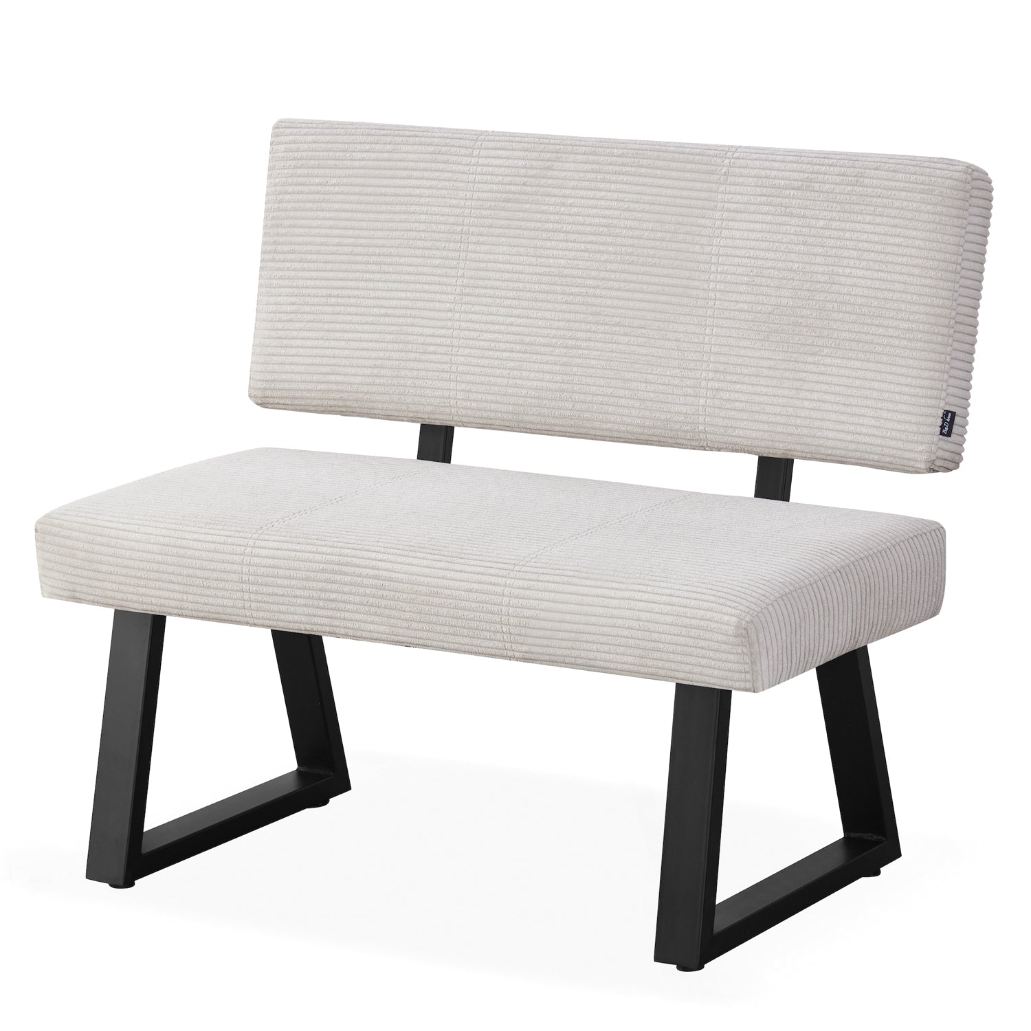 Sitzbank SIGFRID – Esszimmerbank mit Rückenlehne & Metallgestell | B&D home