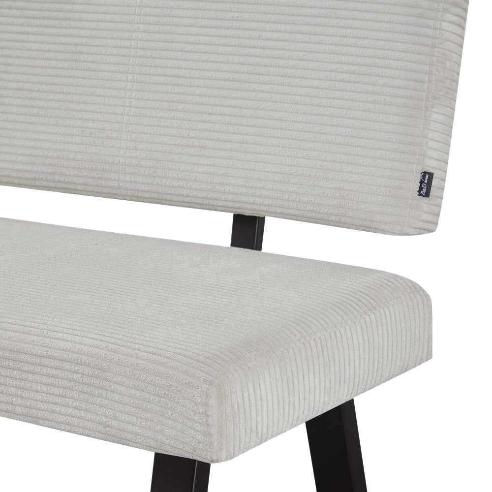 Sitzbank SIGFRID – Esszimmerbank mit Rückenlehne & Metallgestell | B&D home