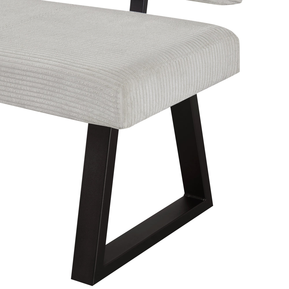 Sitzbank SIGFRID – Esszimmerbank mit Rückenlehne & Metallgestell | B&D home