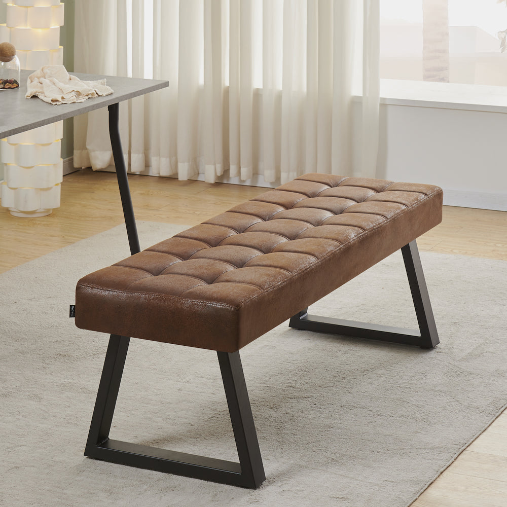 Sitzbank DOLCE – Esszimmerbank mit Polster & Metallgestell | B&D home