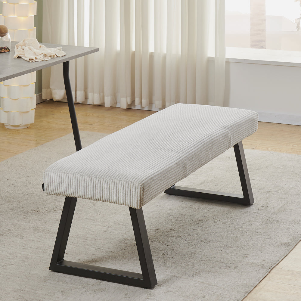 Sitzbank DOLCE – Esszimmerbank mit Polster & Metallgestell | B&D home