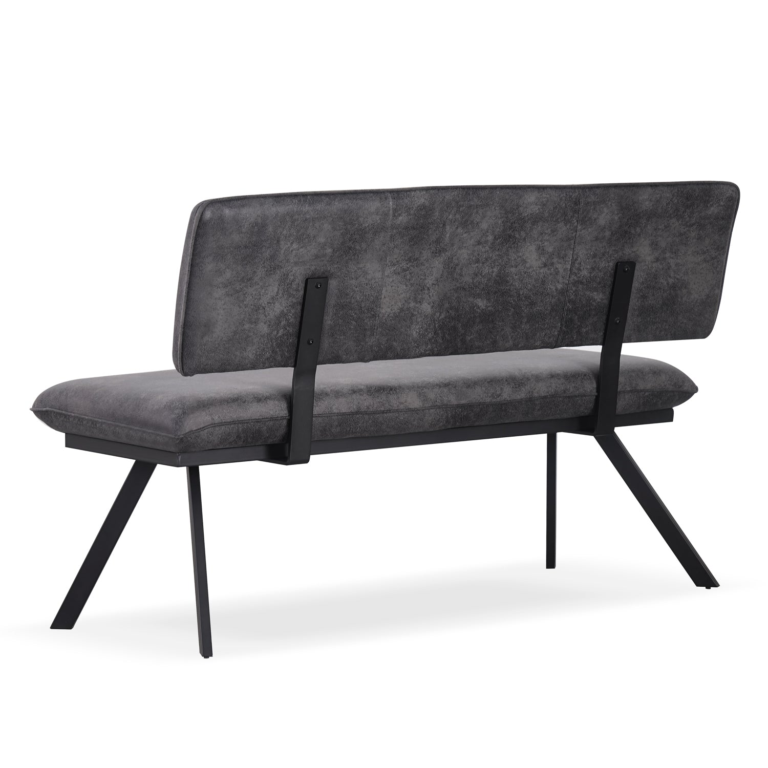 Sitzbank JUNA – Polsterbank mit Rückenlehne & Metallgestell | B&D home