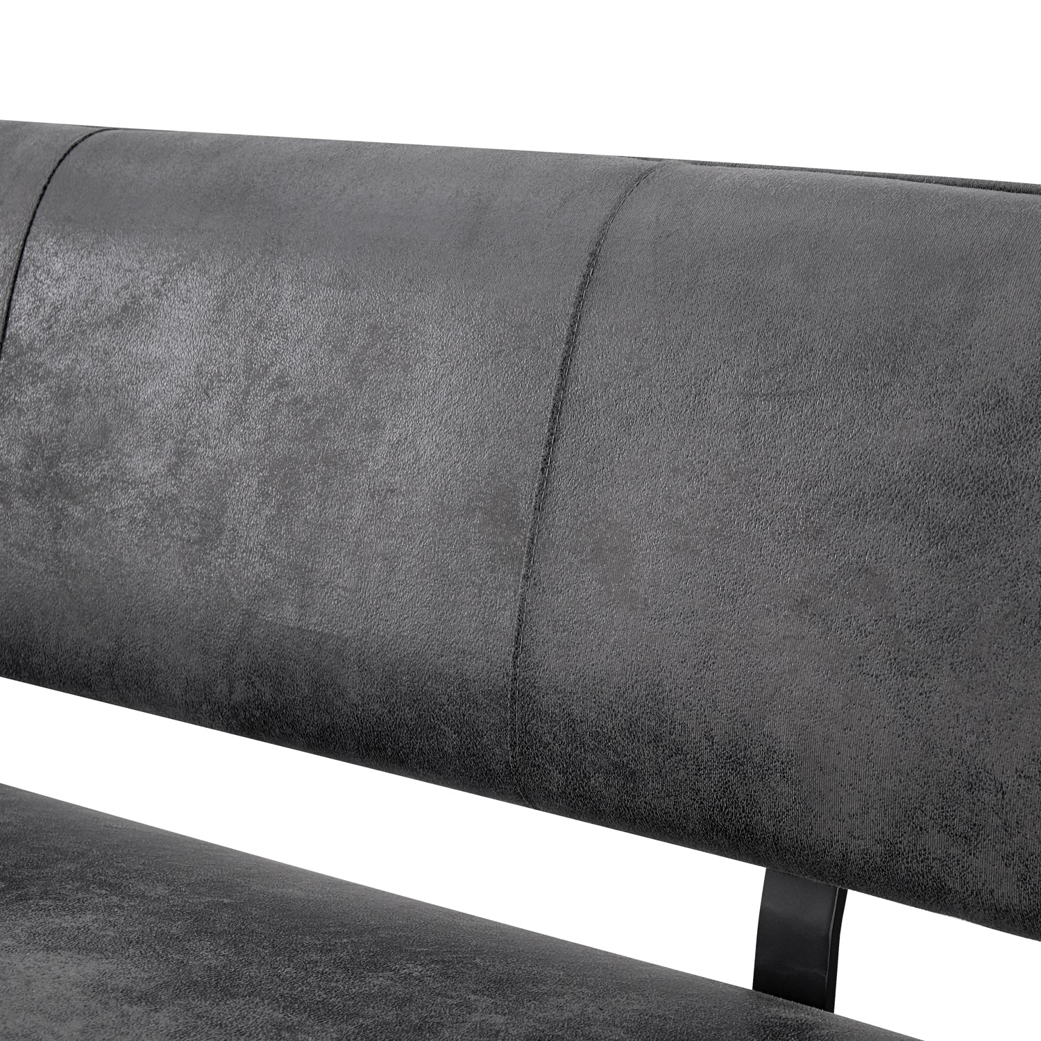 Sitzbank JUNA – Polsterbank mit Rückenlehne & Metallgestell | B&D home