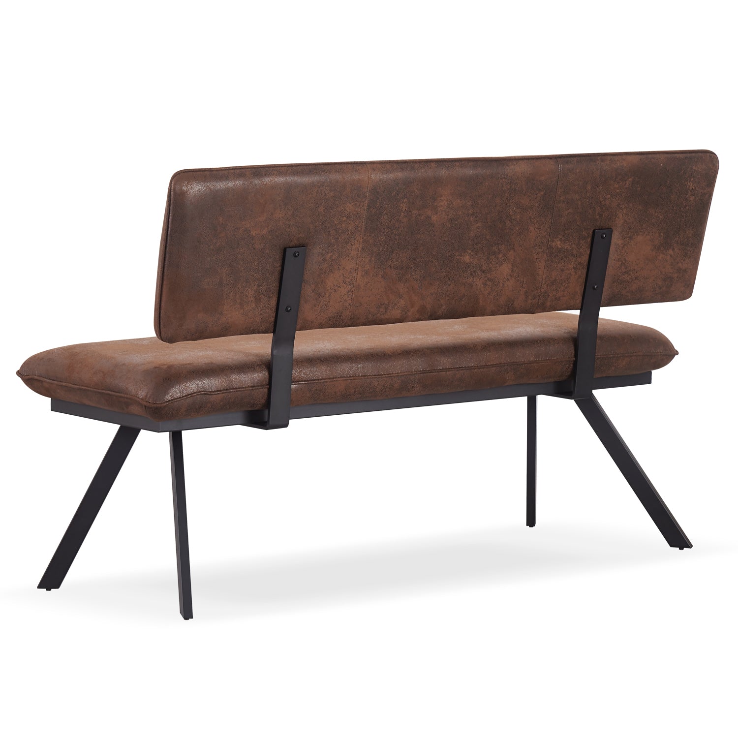 Sitzbank JUNA – Polsterbank mit Rückenlehne & Metallgestell | B&D home