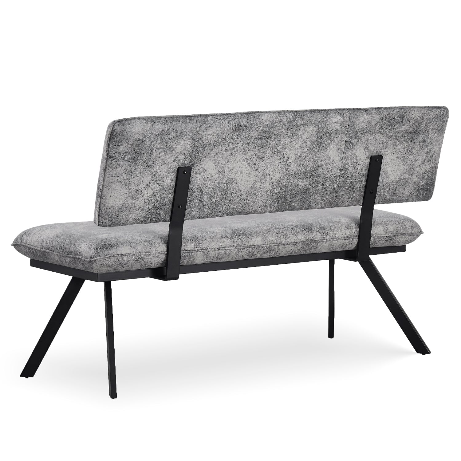 Sitzbank JUNA – Polsterbank mit Rückenlehne & Metallgestell | B&D home