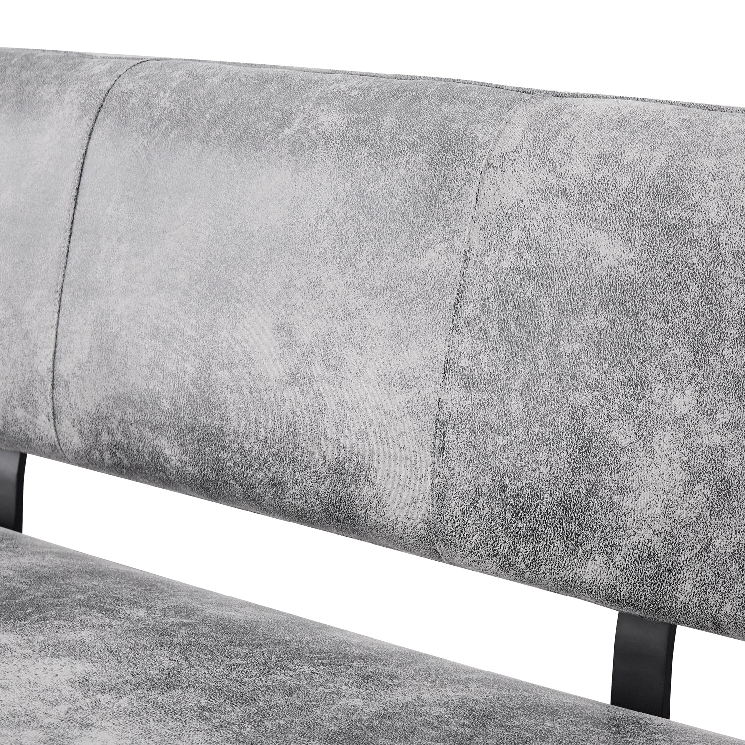 Sitzbank JUNA – Polsterbank mit Rückenlehne & Metallgestell | B&D home