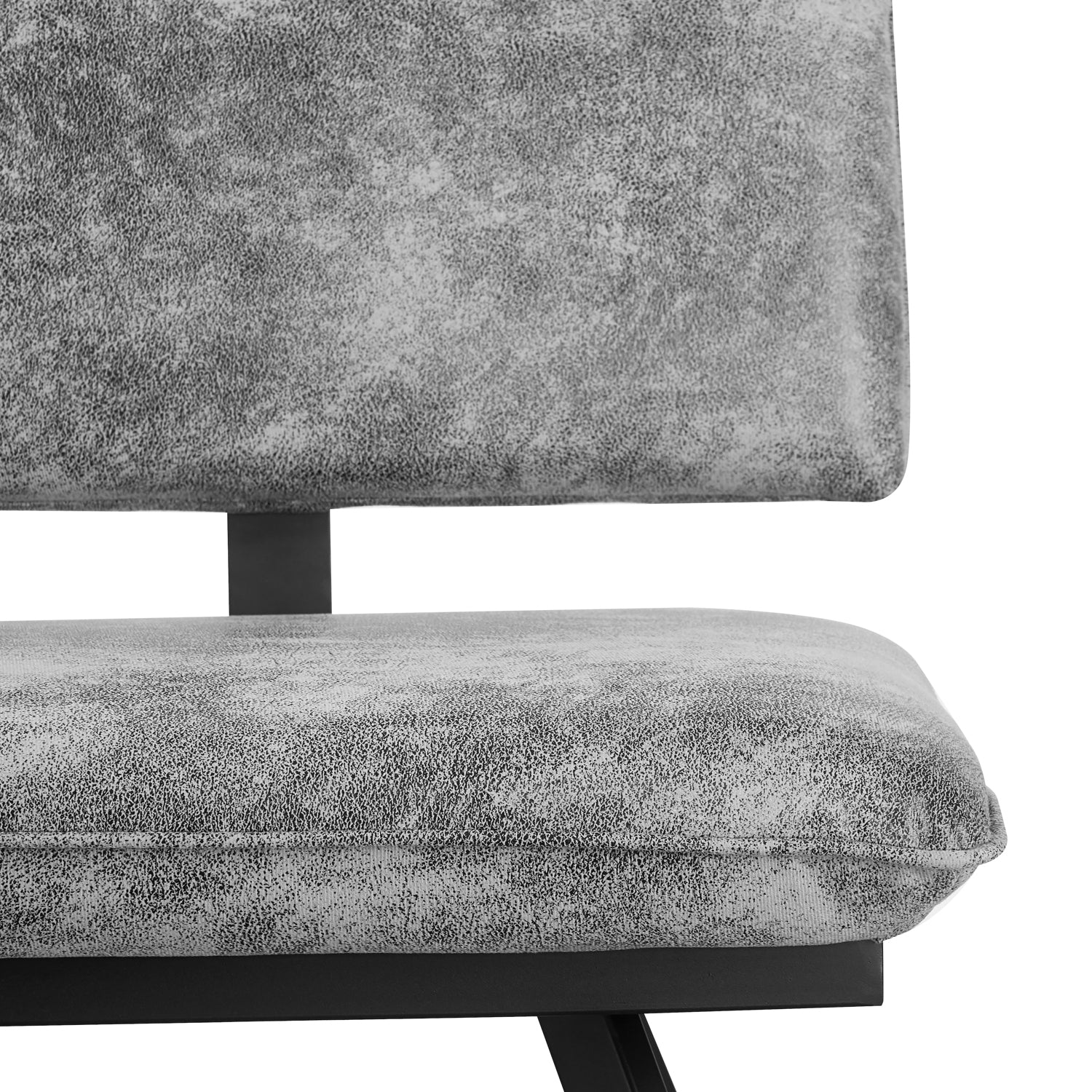 Sitzbank JUNA – Polsterbank mit Rückenlehne & Metallgestell | B&D home