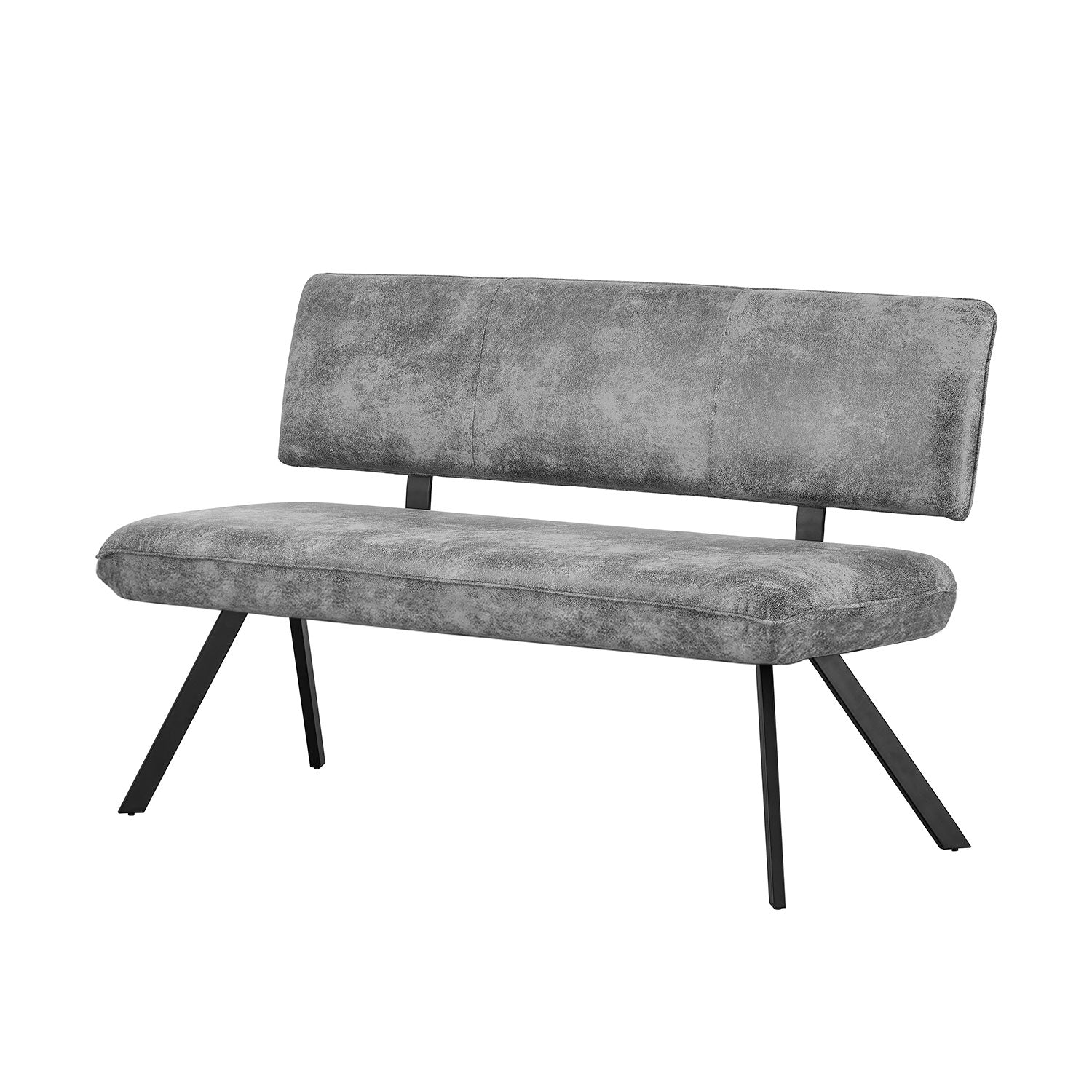 B-Ware Sitzbank JUNA, Grau, 140cm | praktisch & modern | B&D home