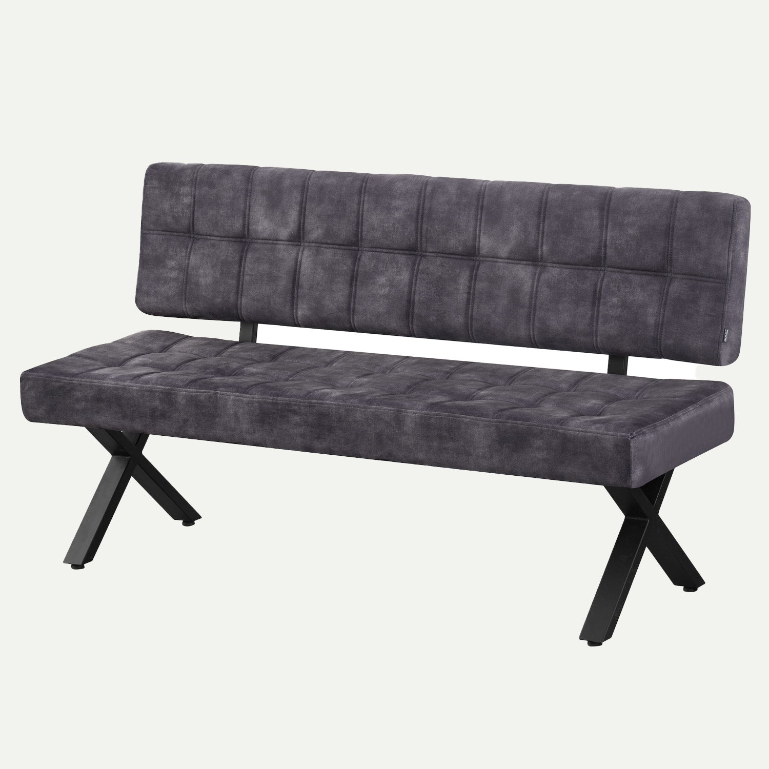 Sitzbank KAREN – Esszimmerbank mit Rückenlehne & Metallgestell | B&D home