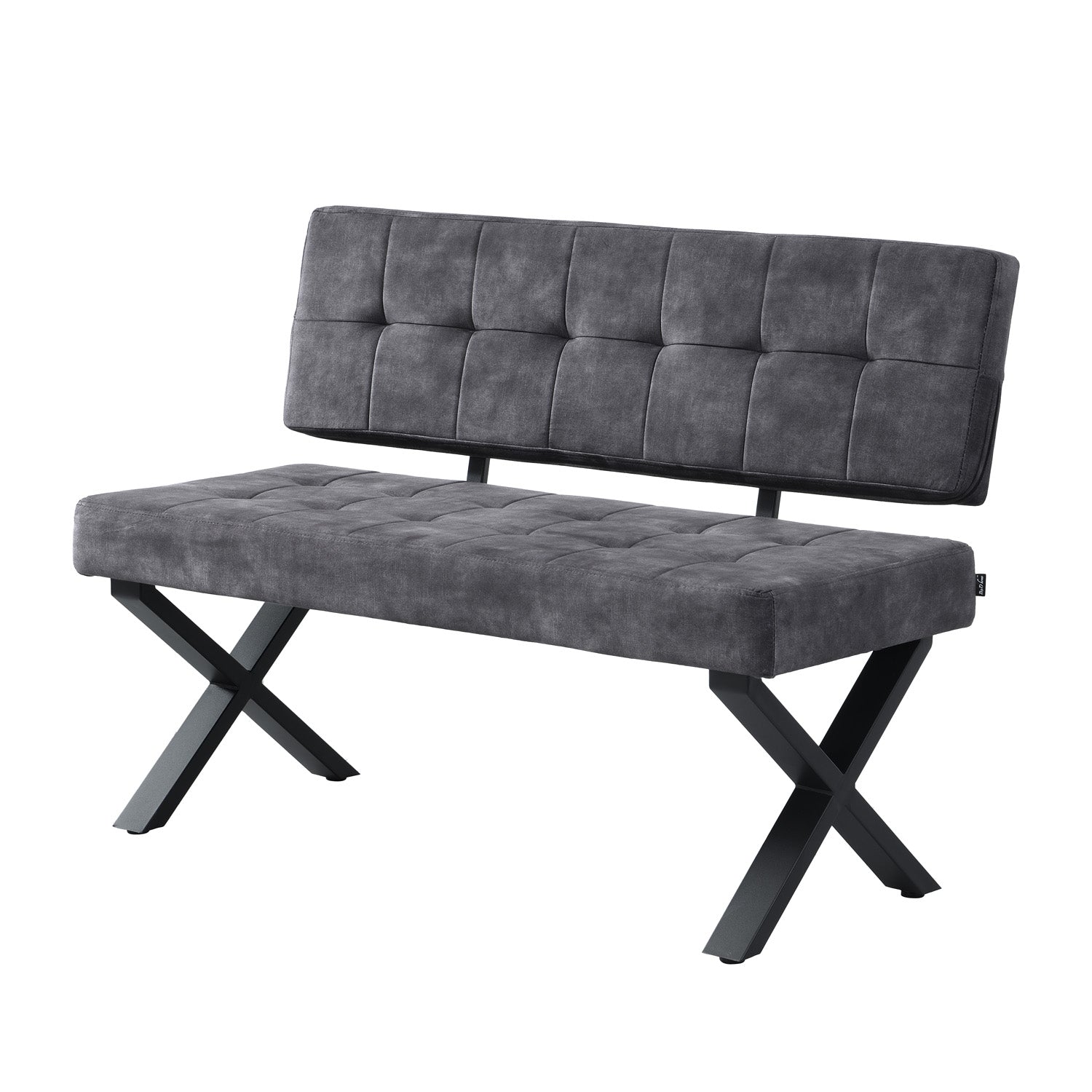 Sitzbank KAREN – Esszimmerbank mit Rückenlehne & Metallgestell | B&D home