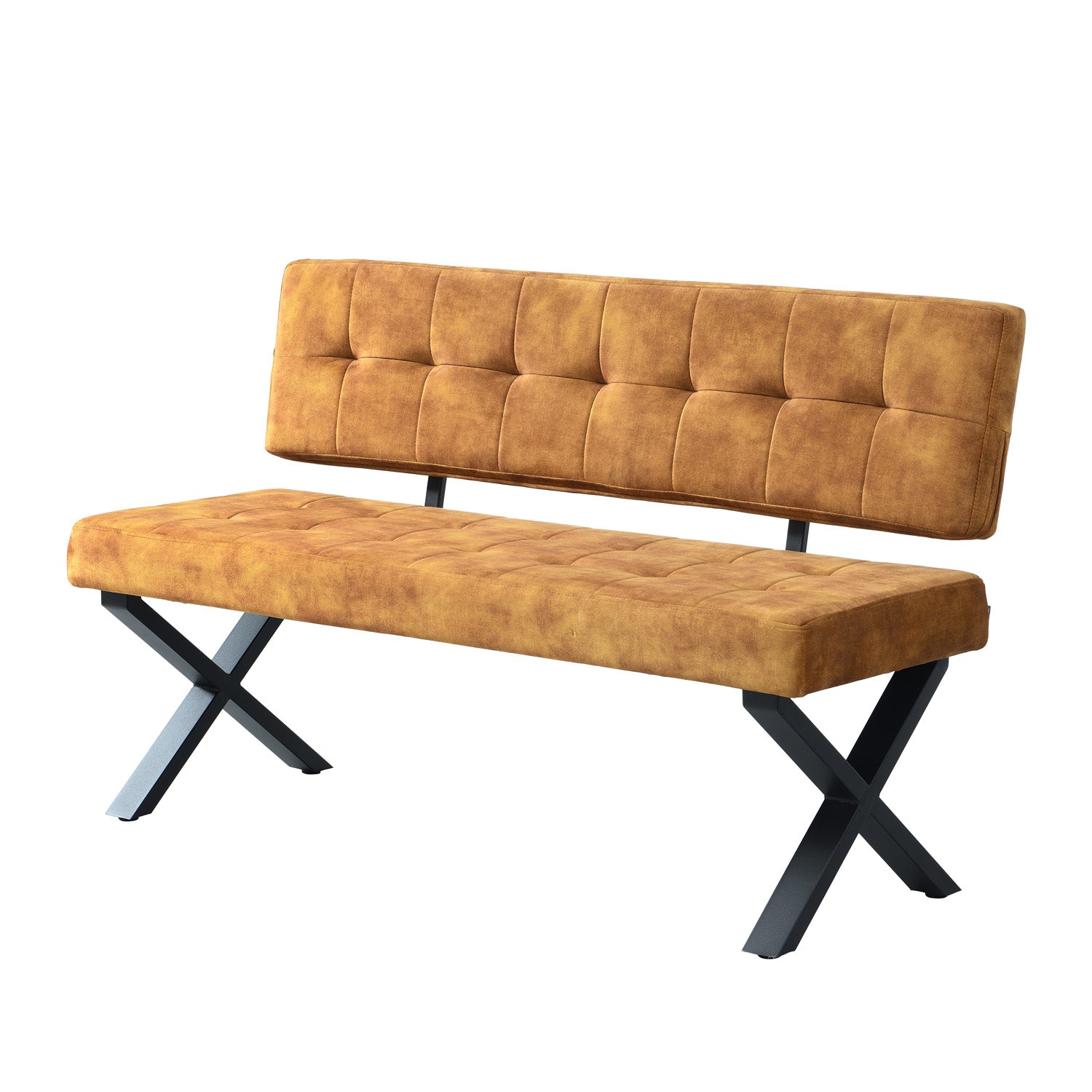 Sitzbank KAREN – Esszimmerbank mit Rückenlehne & Metallgestell | B&D home