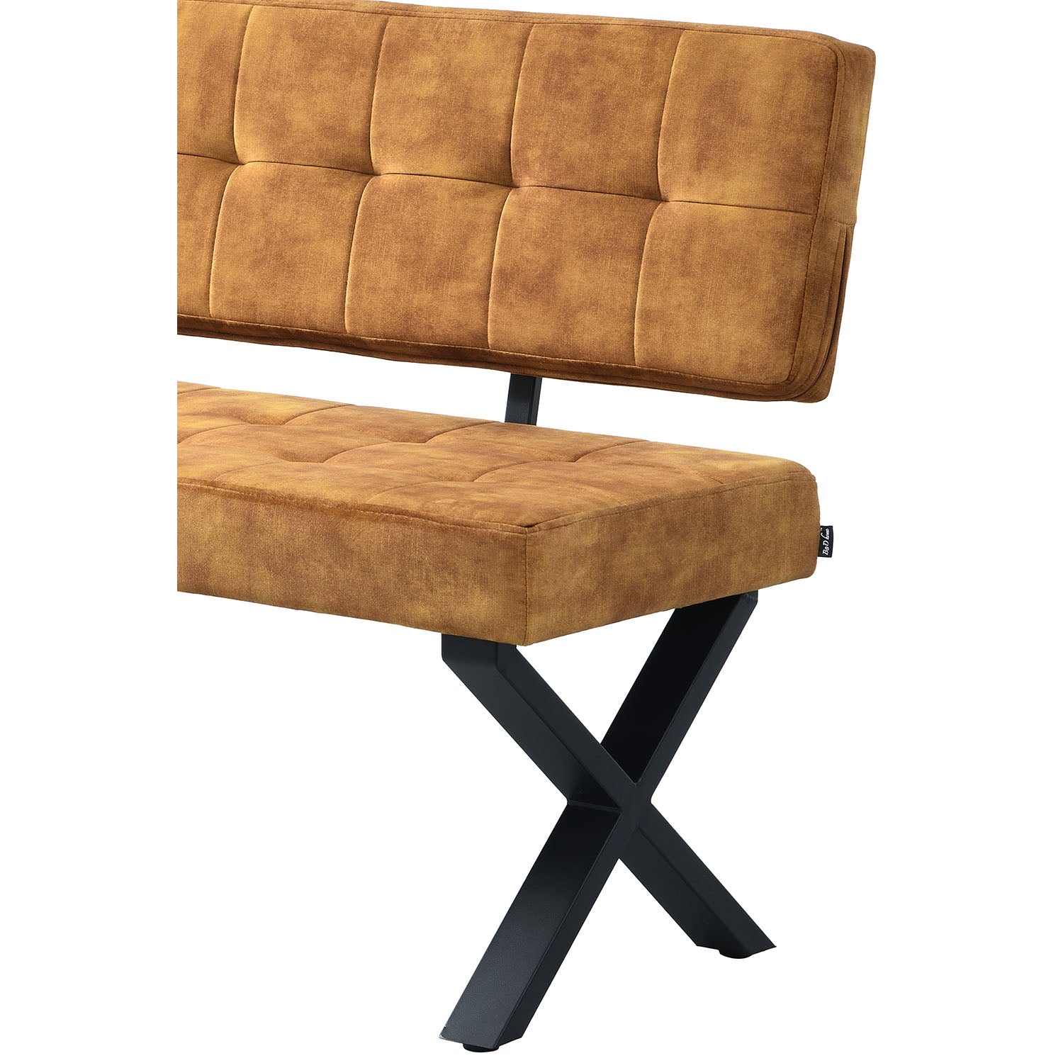 Sitzbank KAREN – Esszimmerbank mit Rückenlehne & Metallgestell | B&D home